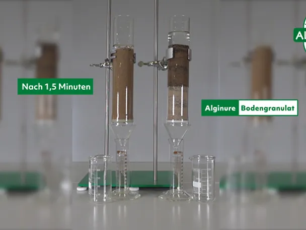 Versuch Wasserbindung